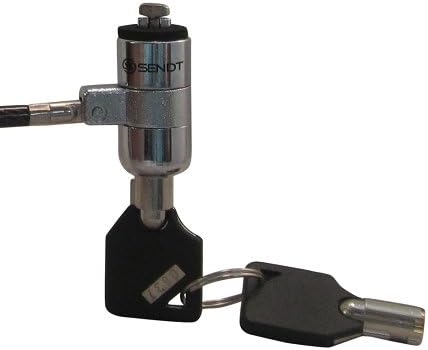 Sendt Black Notebook/Laptop Keyed Lock Security Cable