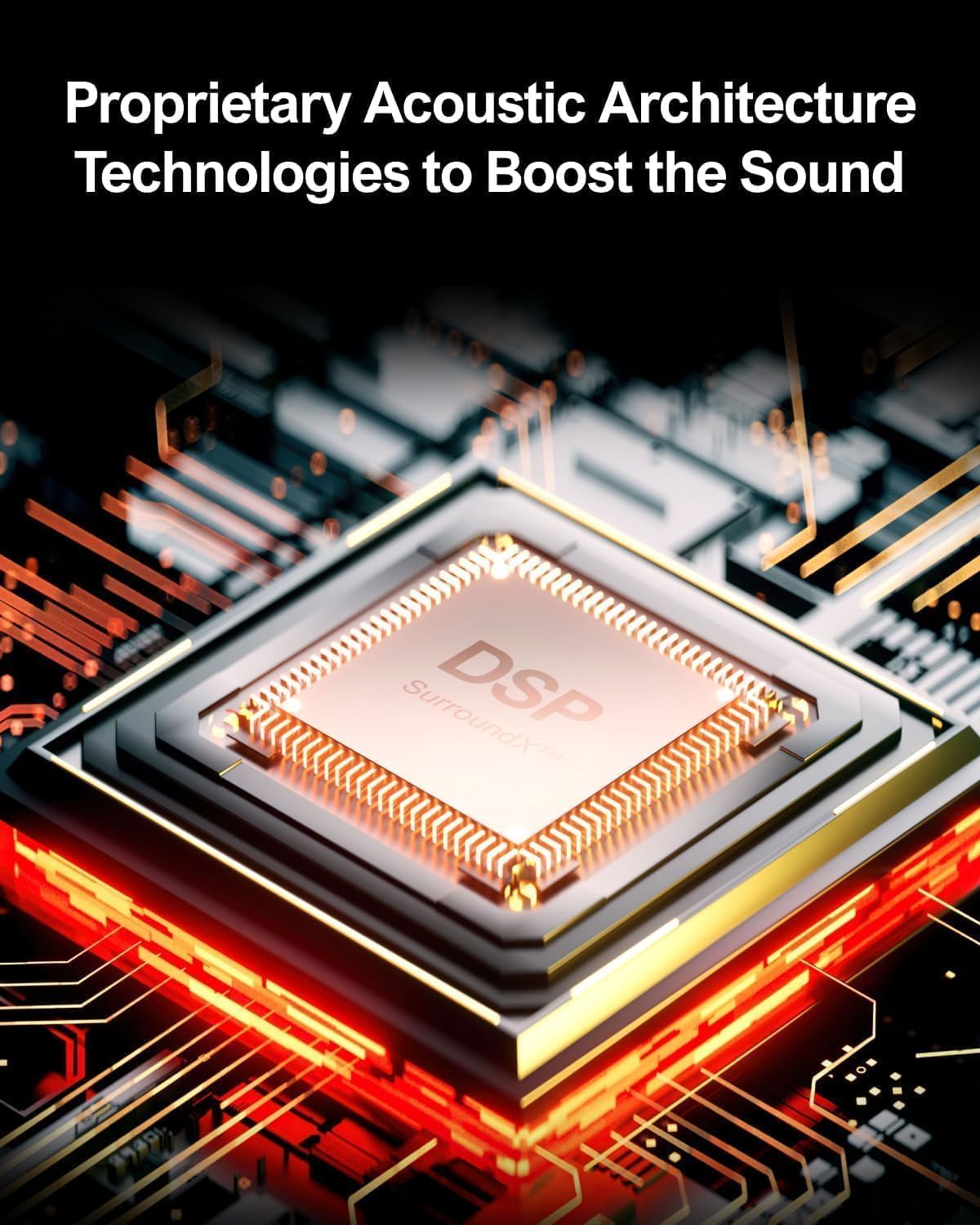 ULTIMEA 5.1 Sound Bar for Smart TV, Virtual Surround Sound System for TV, 320W Peak Power, Adjustable Surround Speakers and Subwoofer, APP Control, Home Theater Soundbar Poseidon D50(2025 New Model)