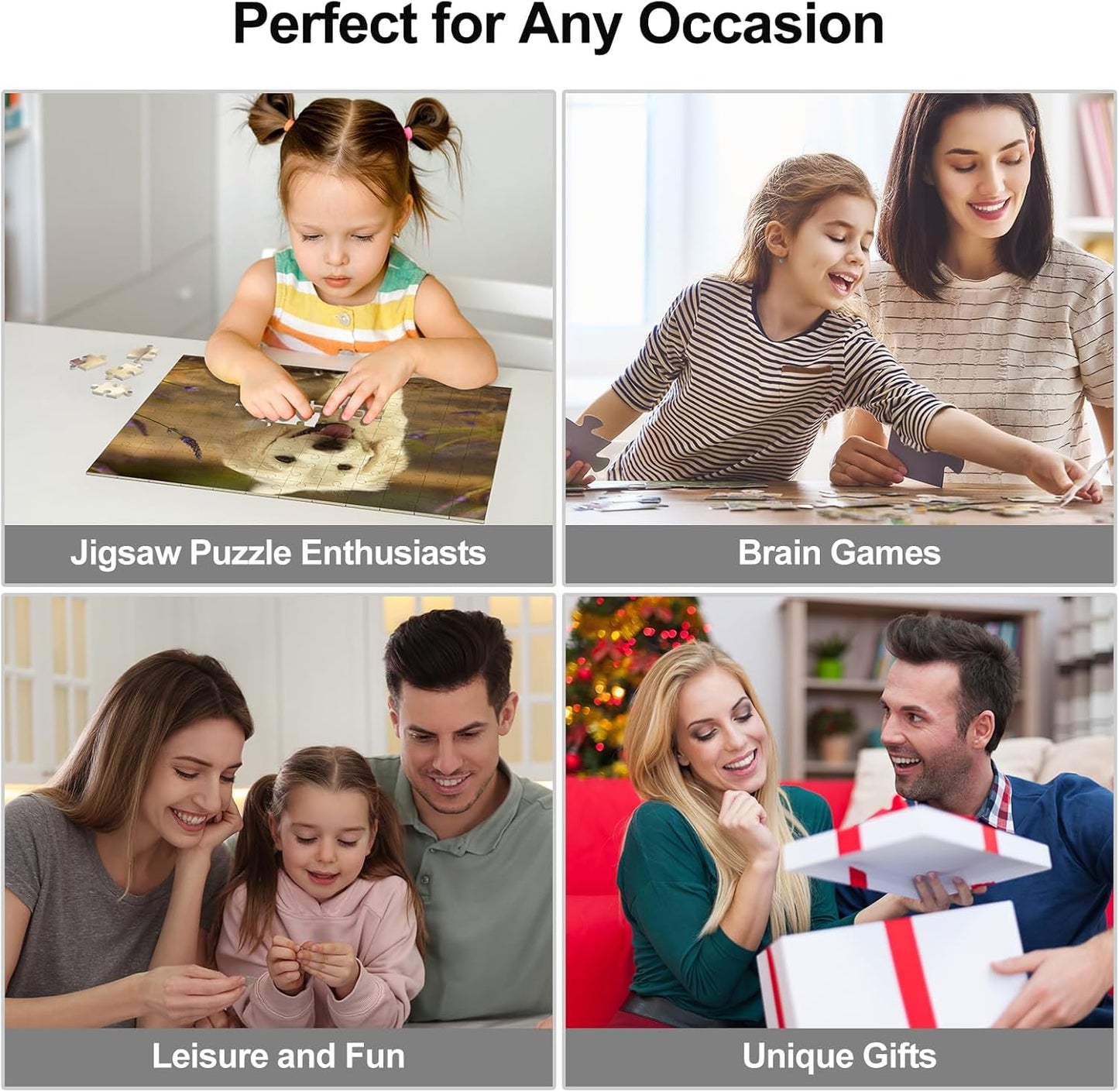 Personalized Puzzle for Father's Day, Custom Puzzles for Adults 1000 Pieces, Create Your Own Photo Wooden Puzzle, Unique Gift for Birthdays, Anniversary & Weddings(19.5 * 29.5In Vertical)