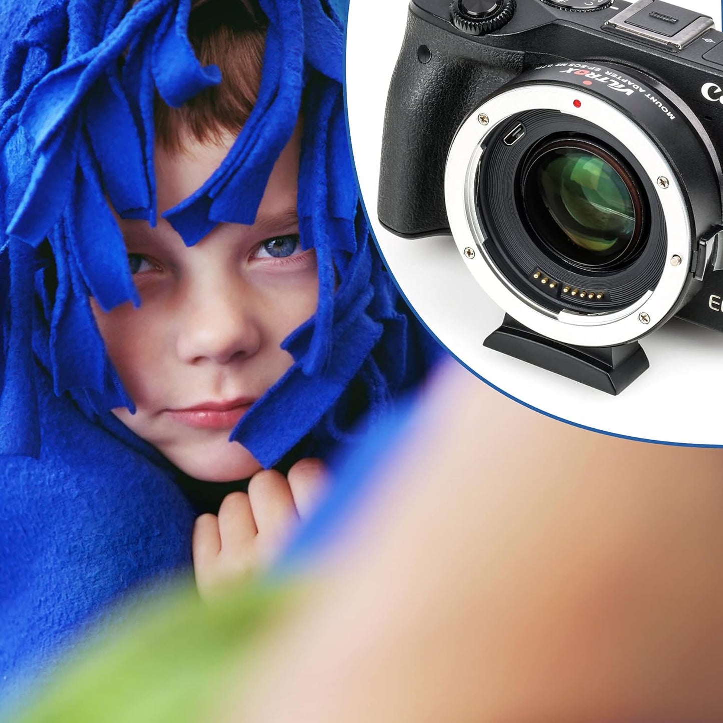 VILTROX EF-EOS M2 Auto Focus Lens Adapter 0.71x Reducer Speed Booster for Canon EF Mount Lens to Canon EF-M Mount Mirrorless Camera EOS M M2 M3 M5 M6 M10 M50 M100