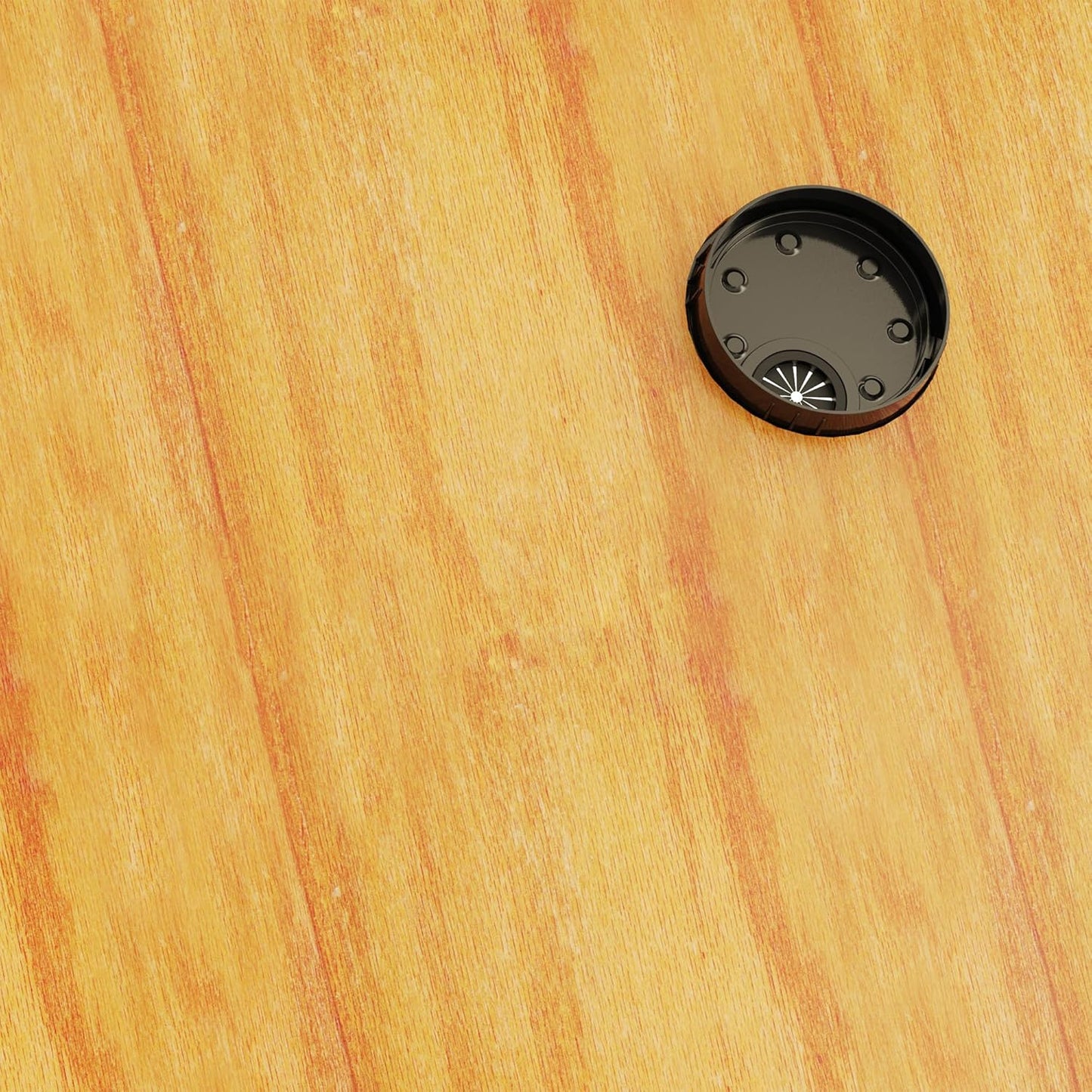 2 Pack Desk Grommet 2 Inch 50mm, Zinc Alloy Computer Desk Wire Hole Cover, Office Desktop Cord Cable Hole Metal Ring, Red Bronze