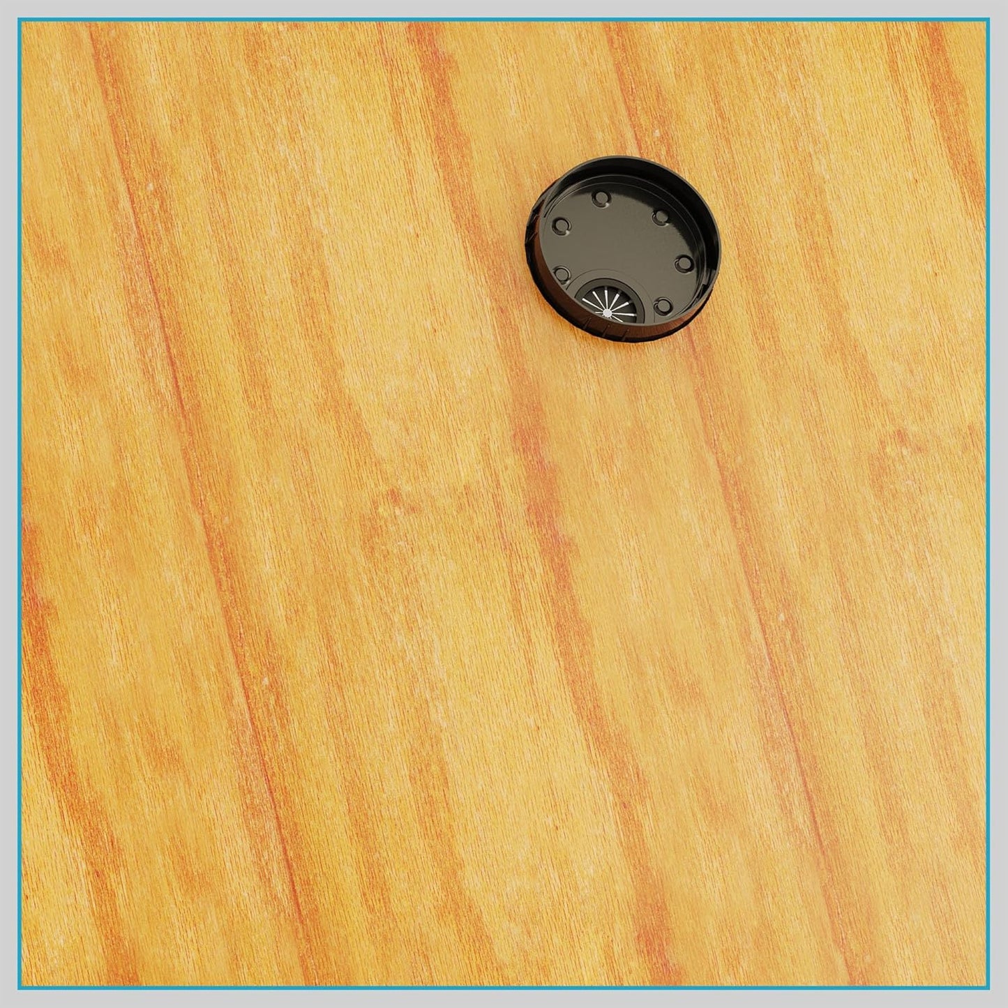 2 Pack Desk Grommet 2-1/8 Inch 53mm, Zinc Alloy Computer Desk Wire Hole Cover, Office Desktop Cord Cable Hole Metal Ring, Red Bronze