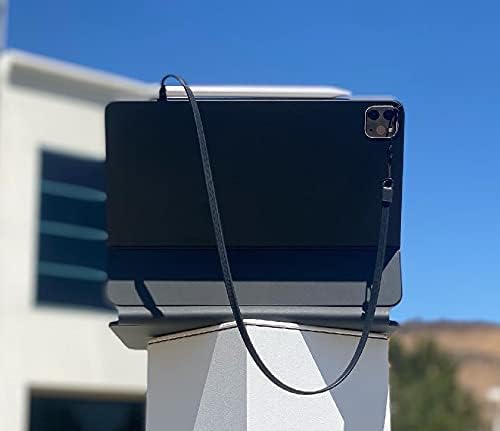 ZoopLoop Black Silicone Scratchproof 20.75in Tether for Digital Electronic Styluses (Diameter Range: 0.27-0.37in) - Secure Stylus to Tablet Case - Tablet Pencil Holder Accessory