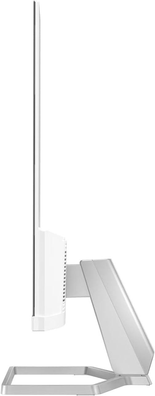 HP Series 5 524sa Monitor with Speakers (Replaces M24fwa) 24" 100Hz IPS FHD 99% sRGB 300 Nits Display, Adjustable Tilt, Flicker-Free, Anti-Glare, White/Silver w/DKZ USB Port Expander