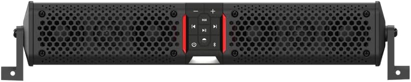 wet sounds Package - Black Stealth XT-6, 6 Speaker High Powered Sound Bar w/Remote and AS-10 10" 500 Watt Powered Stealth Subwoofer