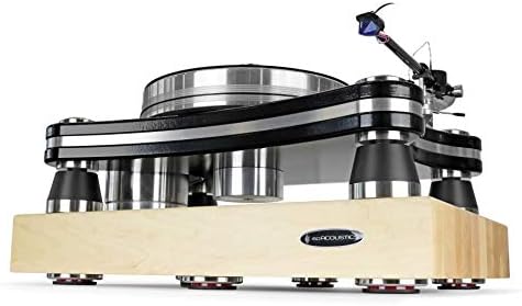 IsoAcoustics Delos Turntable Isolation Butcher Block Series: 2216M2 (22"W x 16"D x 3"H) Maple