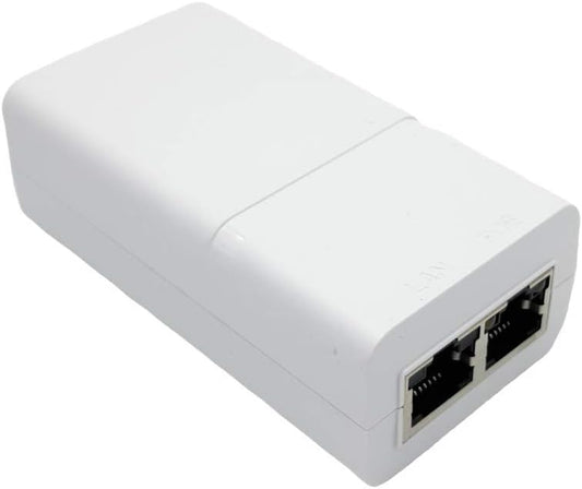 Poe Texas PoE Injector - Single Port Power Over Ethernet Passive PoE Adapter - 10/100/1000 Gigabit Data with Integrated 48V 15W Power Supply - Plug & Play Home Office, Tablets, VoIP Phone, WiFi AP