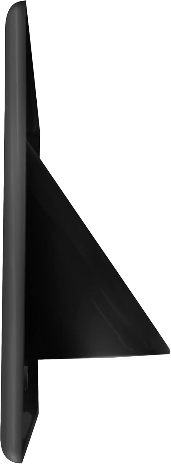 BestMounts - 1 Pack In Wall Cable Management TV Cord Hider for Wall Mounted TV - Recessed Wall Plates Cable Pass Through - Dual Gang Behind Wall Cable Management up to 8-10 Low Voltage Cords (Black)