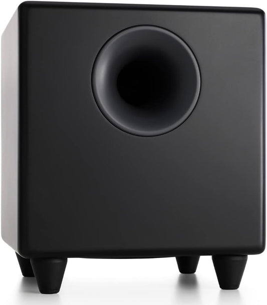 Audioengine S8 Powered Subwoofer Speaker - 250W 8-inch Home Woofer with Built-in Amplifier and Dual Audio Inputs for Home Audio