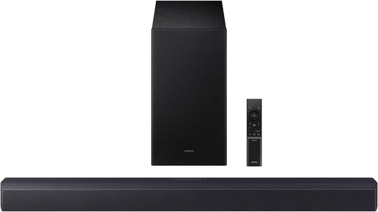 Samsung B-Series Soundbar HW-B550F 2.1 ch DTS Virtual:X Soundbar with Subwoofer (2025 Model) Voice Enhance Mode, Bass Boost, Adaptive Sound