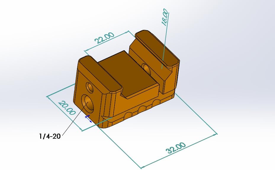 NATO Clamp Adapter,NATO Rail Lock Clamp Mount Quick Release with 1/4" 3/8" ARRI Thread for Camera Cage Handle Monitor LED Light Microphone Cold Shoe Magic Arm (Red)