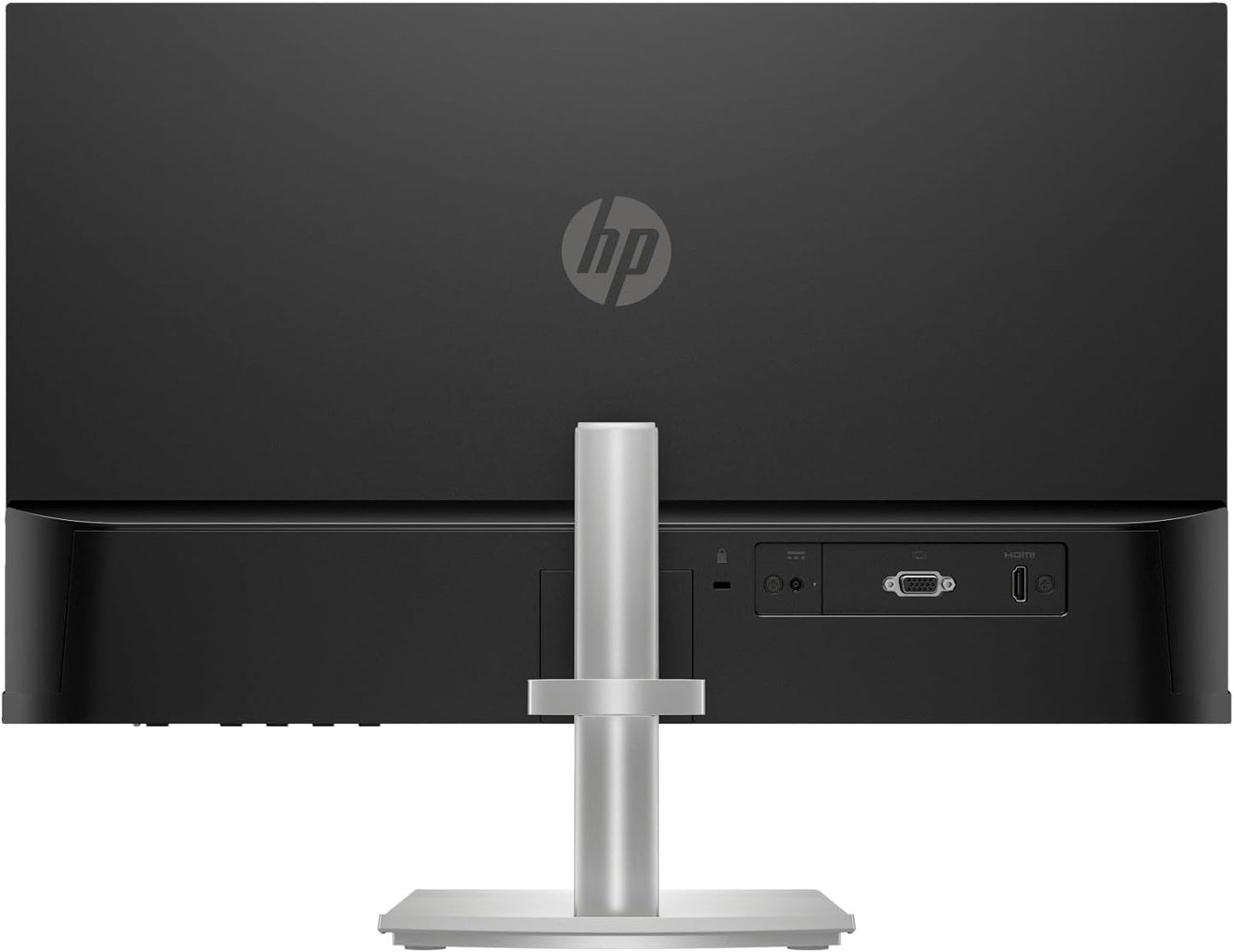 HP Series 5 524sh Monitor (Replaces M24h) 24" IPS FHD (1920x1080) 99% sRGB Display, Adjustable Tilt, Flicker Free, Anti-Glare, Low-Blue Light Filter, Black/Silver w/DKZ Hub USB Port Expander