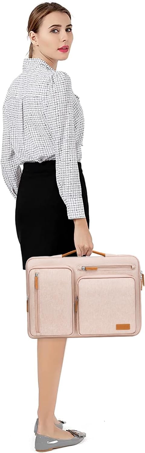 MOSISO 360 Protective Laptop Case 16 inch, 15-15.6 inch Laptop Sleeve Compatible with MacBook Pro 16, HP, Acer, Dell, Lenovo, ASUS, Side Open Carrying Case with 4 Zipper Pockets&Handle, Khaki