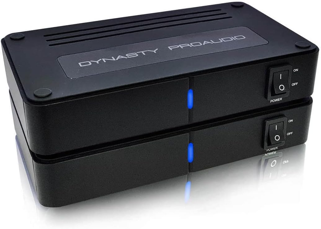 WSA-5RP Wireless Surround Sound Rear Speakers Kit with 2 x 50W Amplifier Built-in, 5.2G / 5.8GHz Dual Band Selectable, Total 106 RF Channel Auto Switching, Black