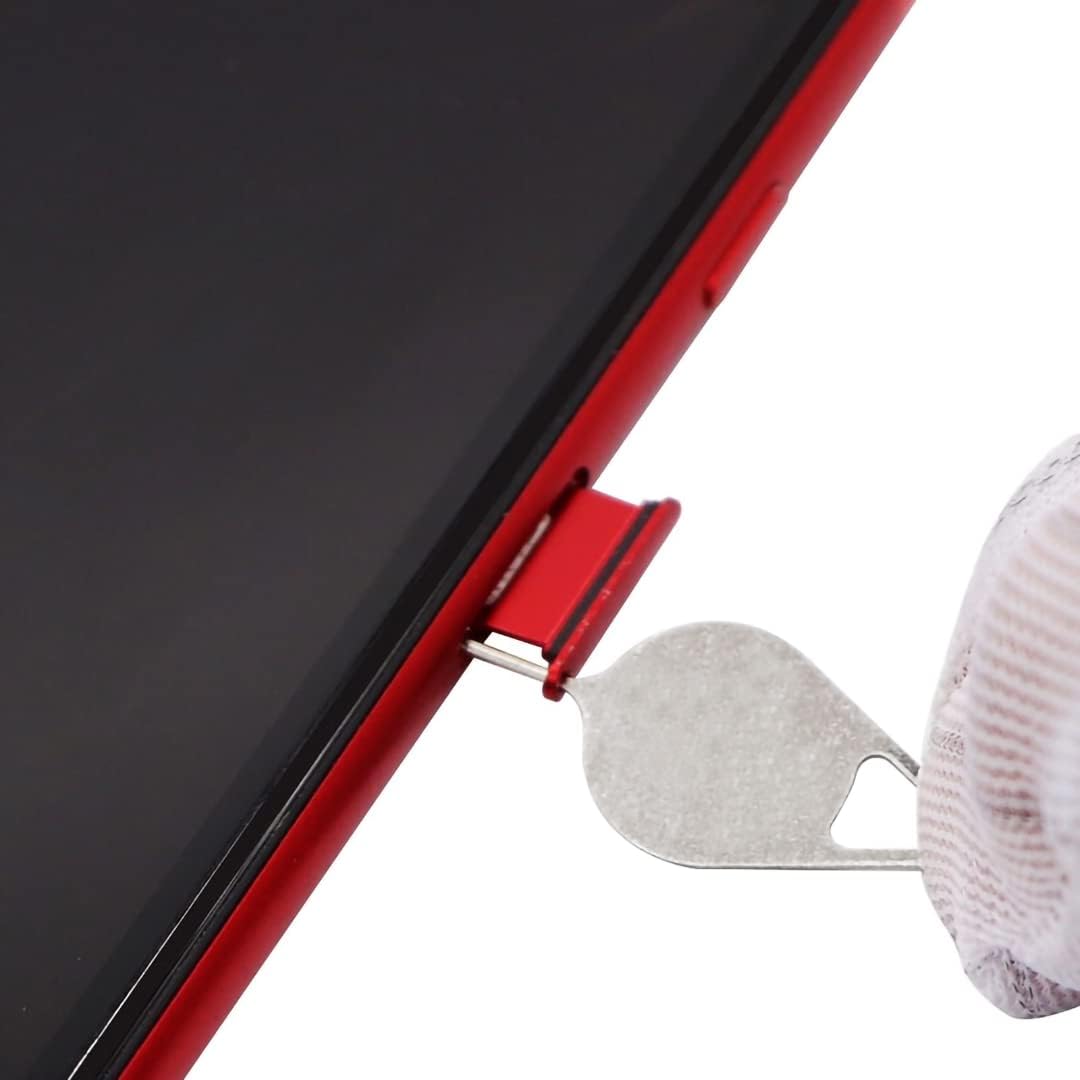 4 Pcs SIM Card Removal Openning Tool Tray Eject Pins Needle Opener Ejector Compatible with All iPhone Apple iPad HTC Samsung Galaxy Cell Phone Smartphone Watchchain Link Remover (Style E)