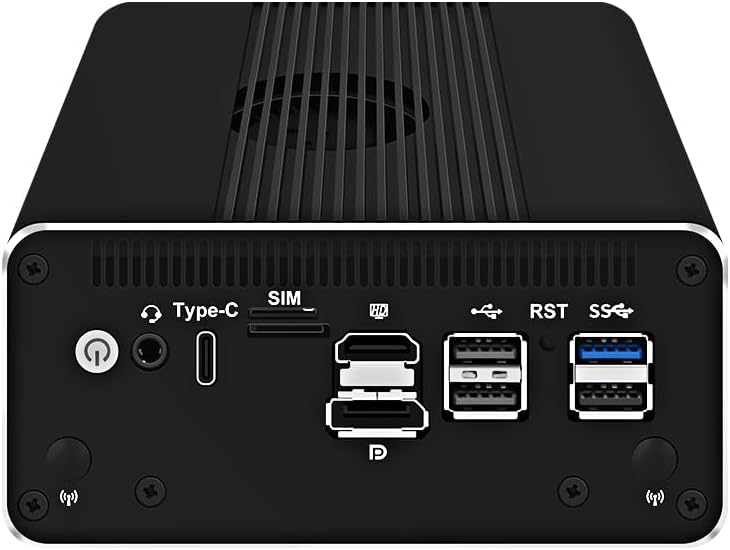 CWWK Intel Alder Lake N100(4C/4T Up to 3.4GHz)/N305(8C/8T Up to 3.8GHz) Dual SFP+10GbE Mini PC|4xIntel I226-V 2.5GbE |DDR5 Memory|PCI-E x4|HDMI+DP+Type-C (10 Gigabit N100, 8G RAM 256G SSD)