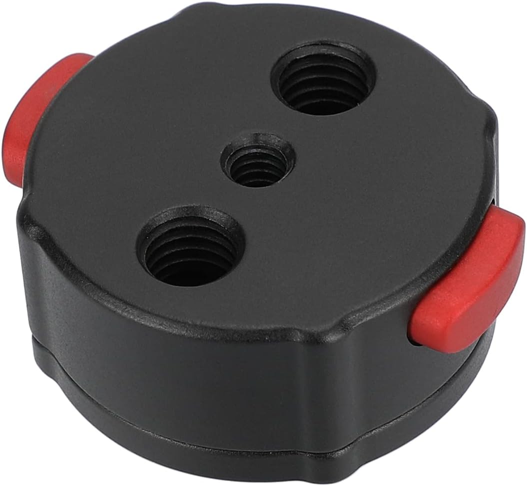 CAMVATE Quick Release Tripod Head Base Mount with 1/4"-20 Thread Screw Connector-3020