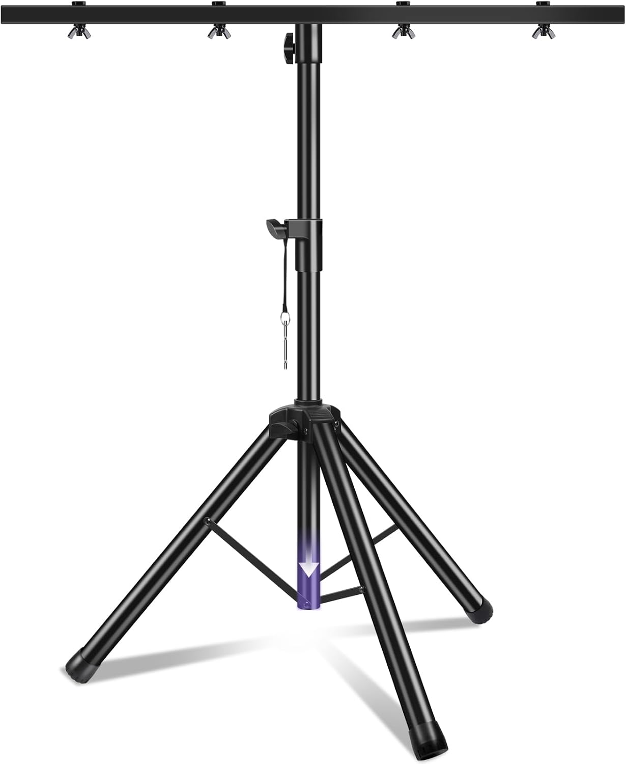 DJ Light Stand Heavy Duty Par Can Tripod T-Bar Stage Lights Stand Adjustable 39-70 Inch DJ Lighting Tripod Mount