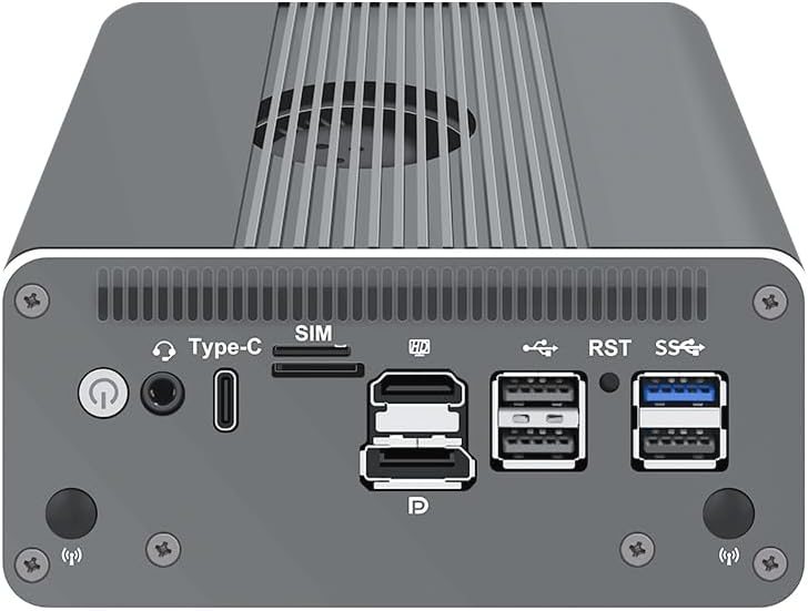CWWK Intel Alder Lake N100(4C/4T Up to 3.4GHz)/N305(8C/8T Up to 3.8GHz) Dual SFP+10GbE Mini PC|4xIntel I226-V 2.5GbE |DDR5 Memory|PCI-E x4|HDMI+DP+Type-C (10 Gigabit N100, 32G RAM 256G SSD)
