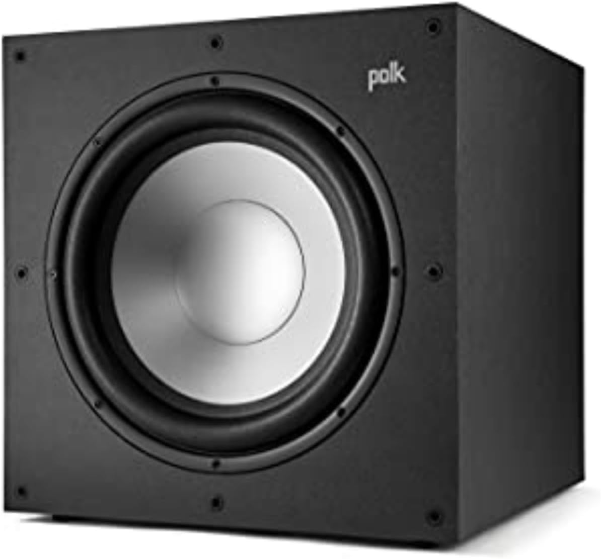 Polk Monitor XT12 Powered Sub - 12" Dynamic Balanced Woofer & 100W Class A/B Amplifier, Low-Resonance MDF Cabinet & Removable Grille, Dolby Atmos & DTS:X Compatible, Midnight Black
