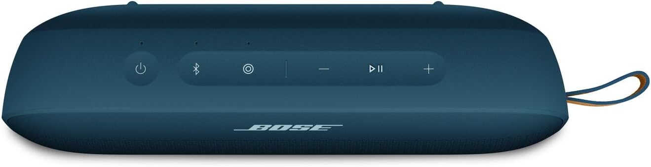 Bose SoundLink Flex Portable Bluetooth Speaker (2nd Gen), Portable Outdoor Speaker with Hi-Fi Audio, Up to 12 Hours Battery Life, Waterproof and Dustproof, Twilight Blue - Limited Edition Color