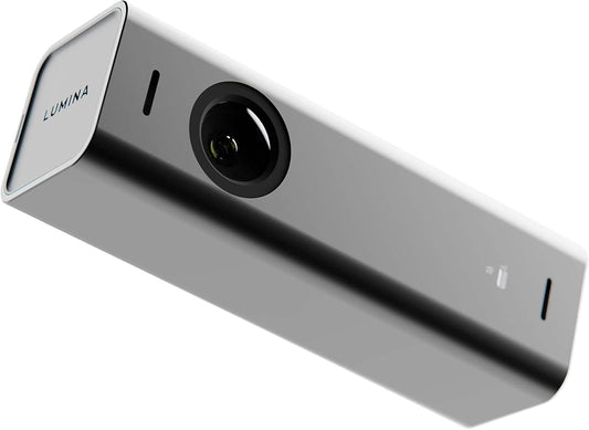 Lumina 4K Webcam: Studio-Quality Webcam Powered by AI. Look Great on Every Video Call. Compatible with Mac and PC (Atomic Grey)