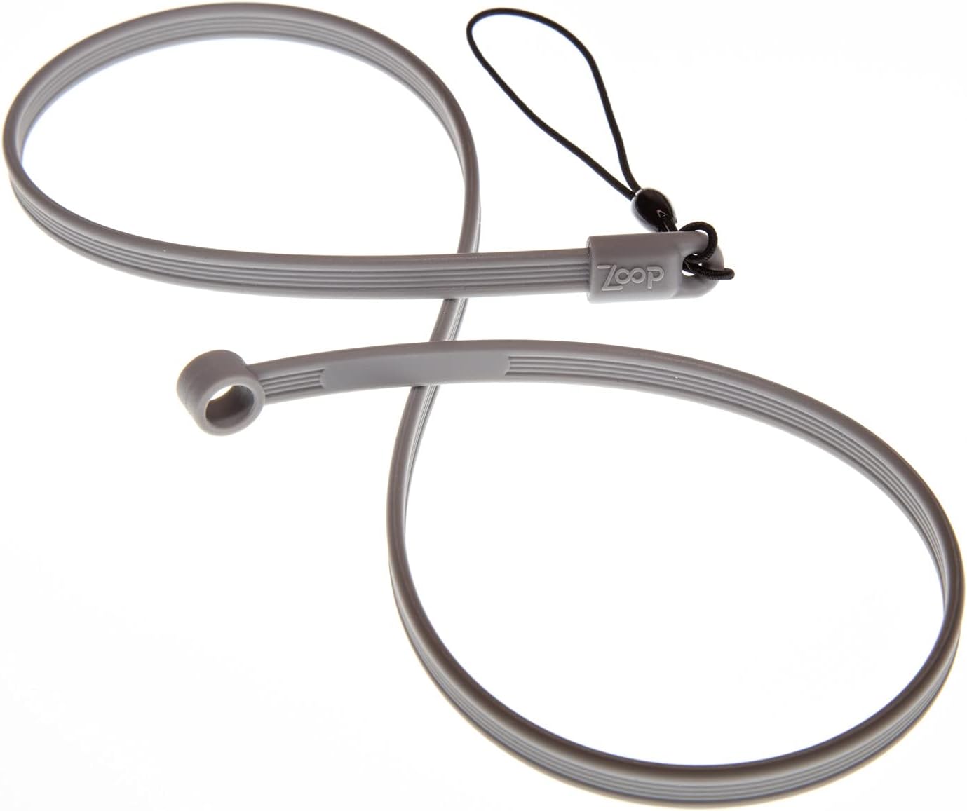 ZoopLoop Grey Silicone Scratchproof 20.75in Tether for Digital Electronic Styluses (Diameter Range: 0.27-0.37in) - Secure Stylus to Tablet Case - Tablet Pencil Holder Accessory