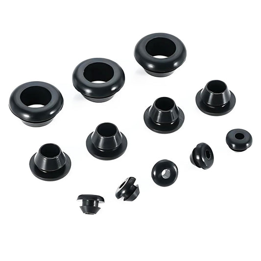 Qrity 20 PCS Rubber Grommets Cable Railing, Car Grommet, Cable Railing Protective Sleeves for Metal Posts, ID 8mm Mount Dia 10mm
