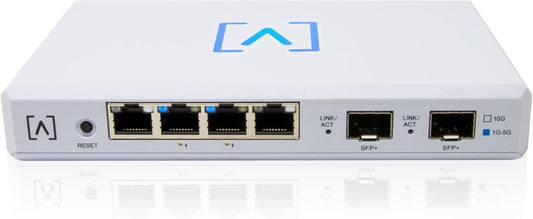 Alta Labs Route10 | 10 Gig Multi-WAN Router | High-Performance Qualcomm Quad-Core Hardware-Accelerated VPN Router | 2 10 Gbps SFP+ and 4 2.5 Gbps Ports | Real-Time Stats | Load Balancing | 40W PoE+