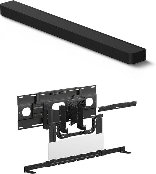 Sony BRAVIA Theater Bar Sound Bar, TV Wall Mount Bracket (SU-WL905) and Soundbar Bracket (SU-WB1) for Select BRAVIA TVs