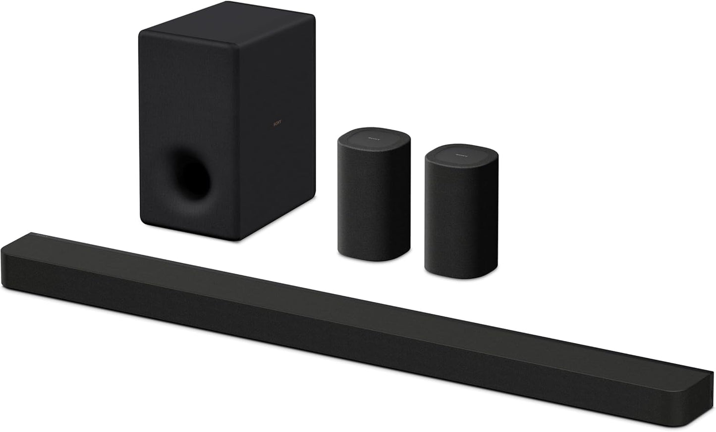 Sony BRAVIA Theater Bar 9 Soundbar with SA-SW3 Wireless Subwoofer and SA-RS8 Wireless Rear Speakers - Complete Home Theater System with 13 Speakers and 360 Spatial Sound
