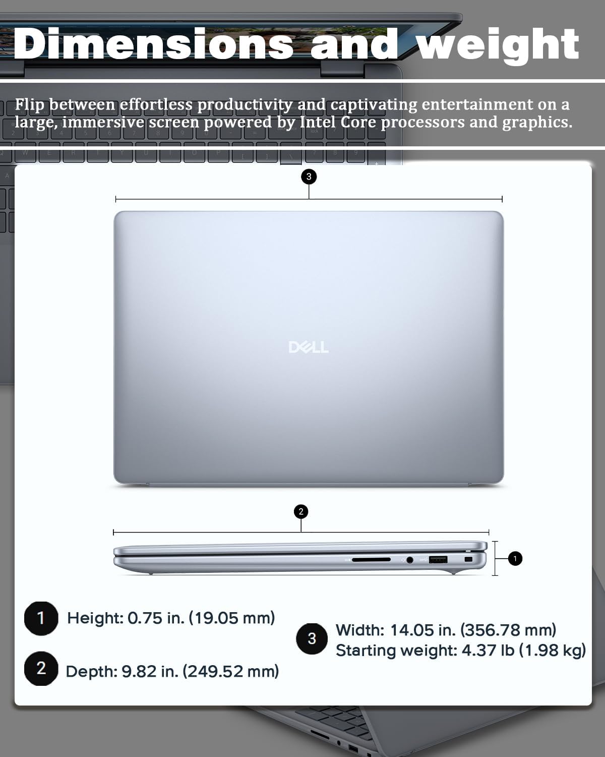 Dell Inspiron 16 Business Laptop - 16'' Touchscreen FHD+ Dsiaplay, Intel 10-Core 7 150U(Up to 5.4GHz) Express Charge, Backlit Keyboard, Windows 11 pro, Fingerprint (64GB RAM | 1TB SSD