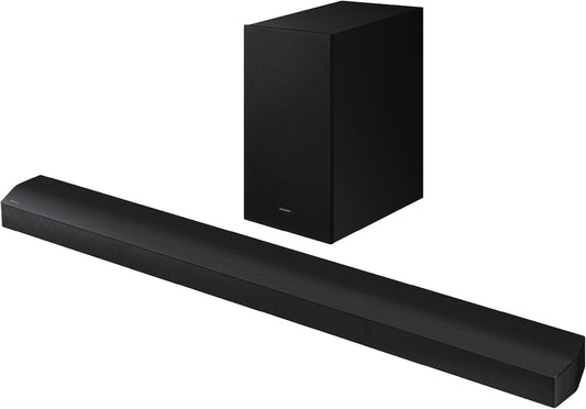 Samsung HW-B750D/ZA 5.1 ch Soundbar w/ Dolby Audio, Surround Sound expansion, Bass Boost, Adaptive Sound, DTS Virtual:X, Wireless Subwoofer, 2024