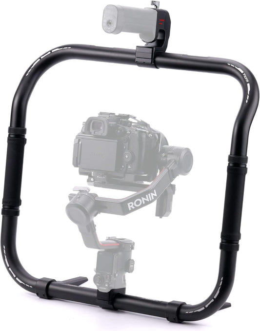 Tilta Basic Ring Grip Plus Compatible with DJI Ronin RS3 Pro/ RS4/ RS4 Pro | Improved Stability, Movement & Flexibility | Aluminum Alloy | Multiple Power Options