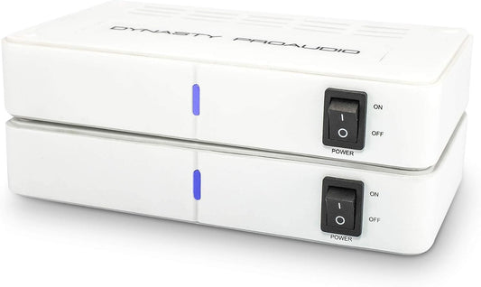 WSA-5RP Wireless Surround Sound Rear Speakers Kit with 2 x 50W Amplifier Built-in, 5.2G / 5.8GHz Dual Band Selectable, Total 106 RF Channel Auto Switching