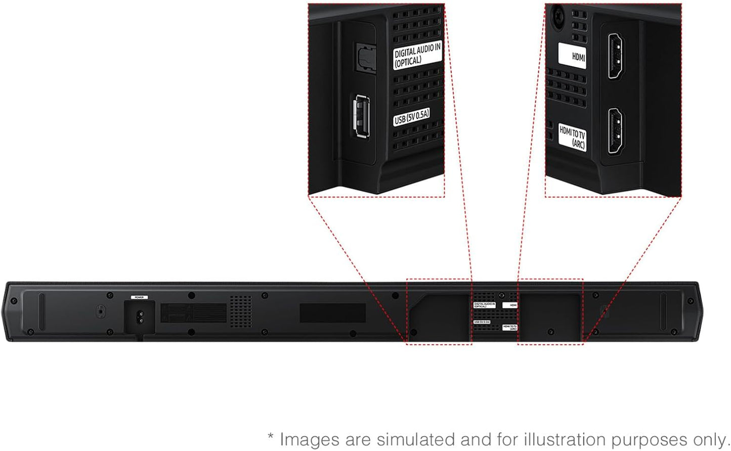 Samsung B-Series Soundbar HW-B630F 3.1 ch DTS Virtual:X Soundbar with Subwoofer (2025 Model) One Remote Control, Voice Enhance Mode, Adaptive Sound