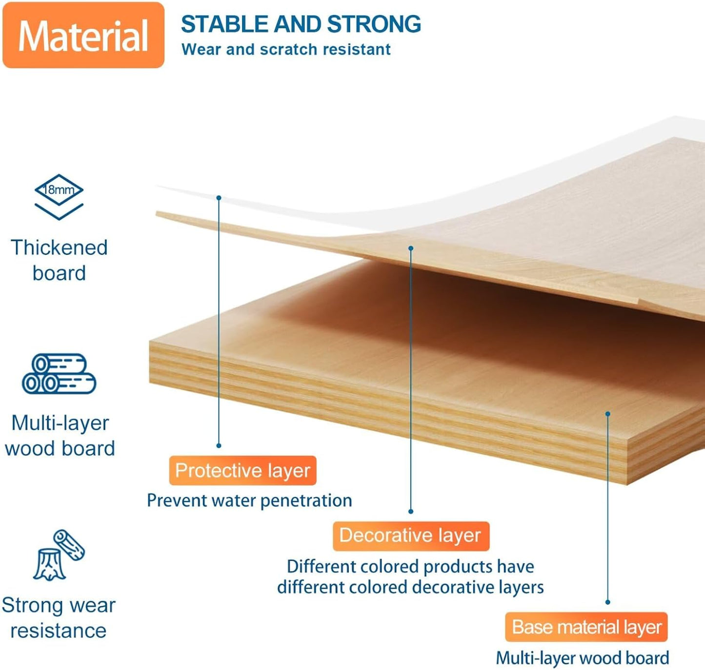 Reception Desk with Counter Modern Checkout Counter with Lockable Drawer Keyboard Tray Receptionist Desk for Office Salon Reception Table V Left 51inch/130cm