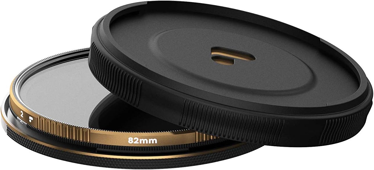 PolarPro 77mm Peter McKinnon Mist VND Camera Filter - 2-5 Stop Variable Neutral Density Lens Filter for DSLR/Mirrorless Pro Video – for Cinematic Shutter Speed Control + Diffusion