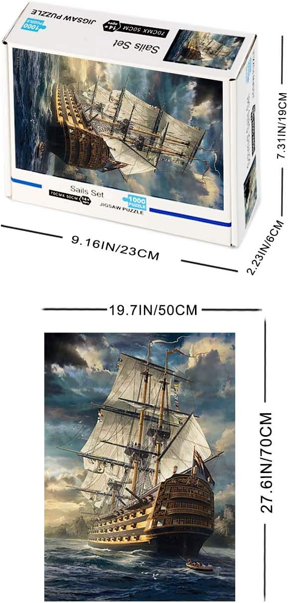 1000 Piece Jigsaw Puzzle, The Great Voyage Puzzle for Adults and Kids Children Educational Toys (The Great Voyage)