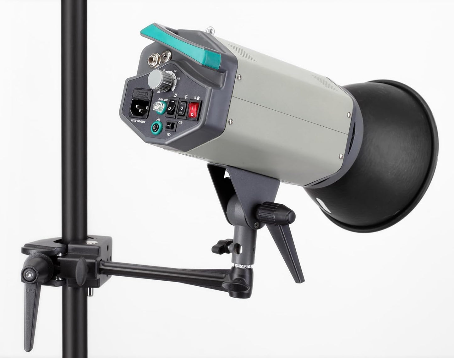 PHOCUS 6" Super Clamp Extension Arm with Universal Adapter Spigot for Mounting Photo Studio Light, Strobe, LED Light or Camera