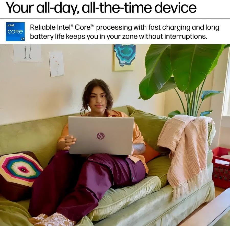 HP 15.6 Touchscreen Laptop Computer for Business, Intel 13th Gen i7-1355U(Up to 5.0 GHz), 15.6" FHD Touch Screen, 32 GB RAM, 1 TB SSD, Iris Xe GPU, Wi-Fi 6, HD Webcam, Windows 11 Pro, w/Accessories