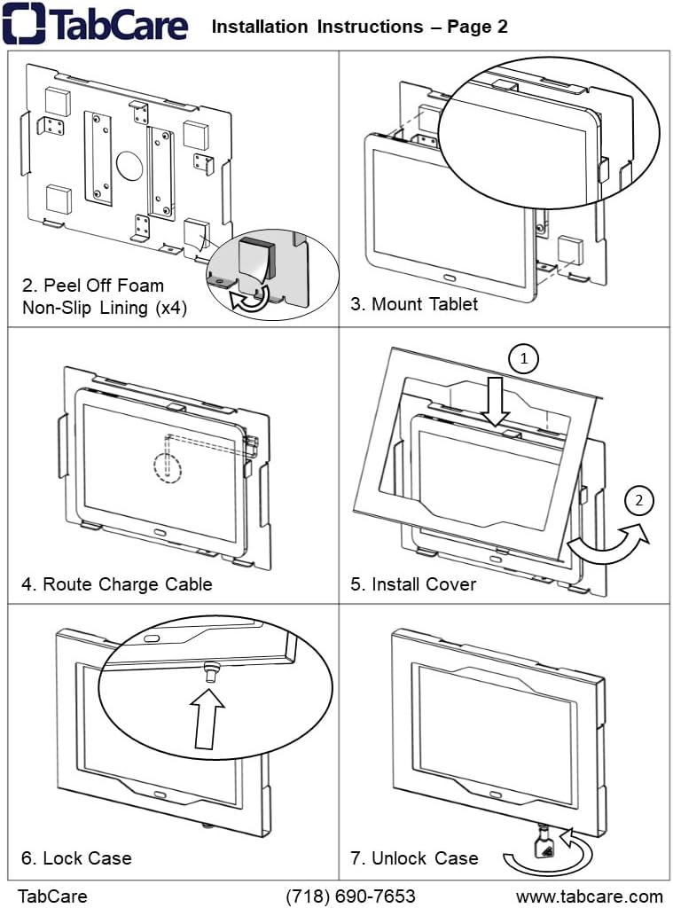 TABcare Locking Security Metal Case for Apple iPad Pro 11" 2024 5th gen. for Kiosk, POS, Store, Show Display (Black, iPad Pro 11 2024)