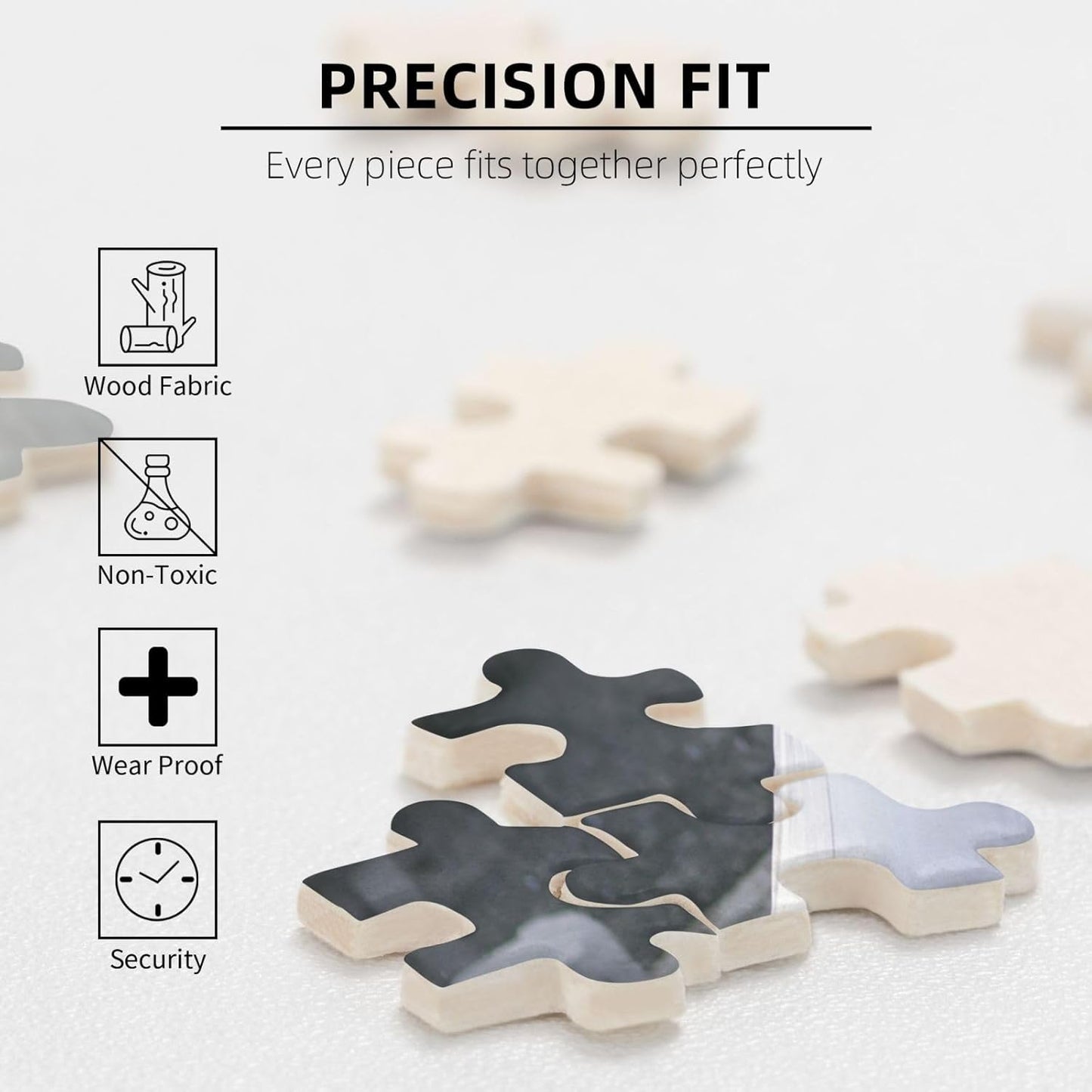 Custom Jigsaw Puzzle from Photos 300/500/1000 Pieces Personalized Wooden Picture Puzzles Gift for Adult Family Friends,Birthday,Valentine's Day (Horizontal 1000PCS)