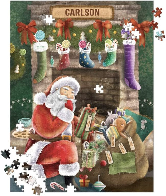 Our Family’s Night Before Christmas Personalized Puzzle - 500 Pieces - I See Me!