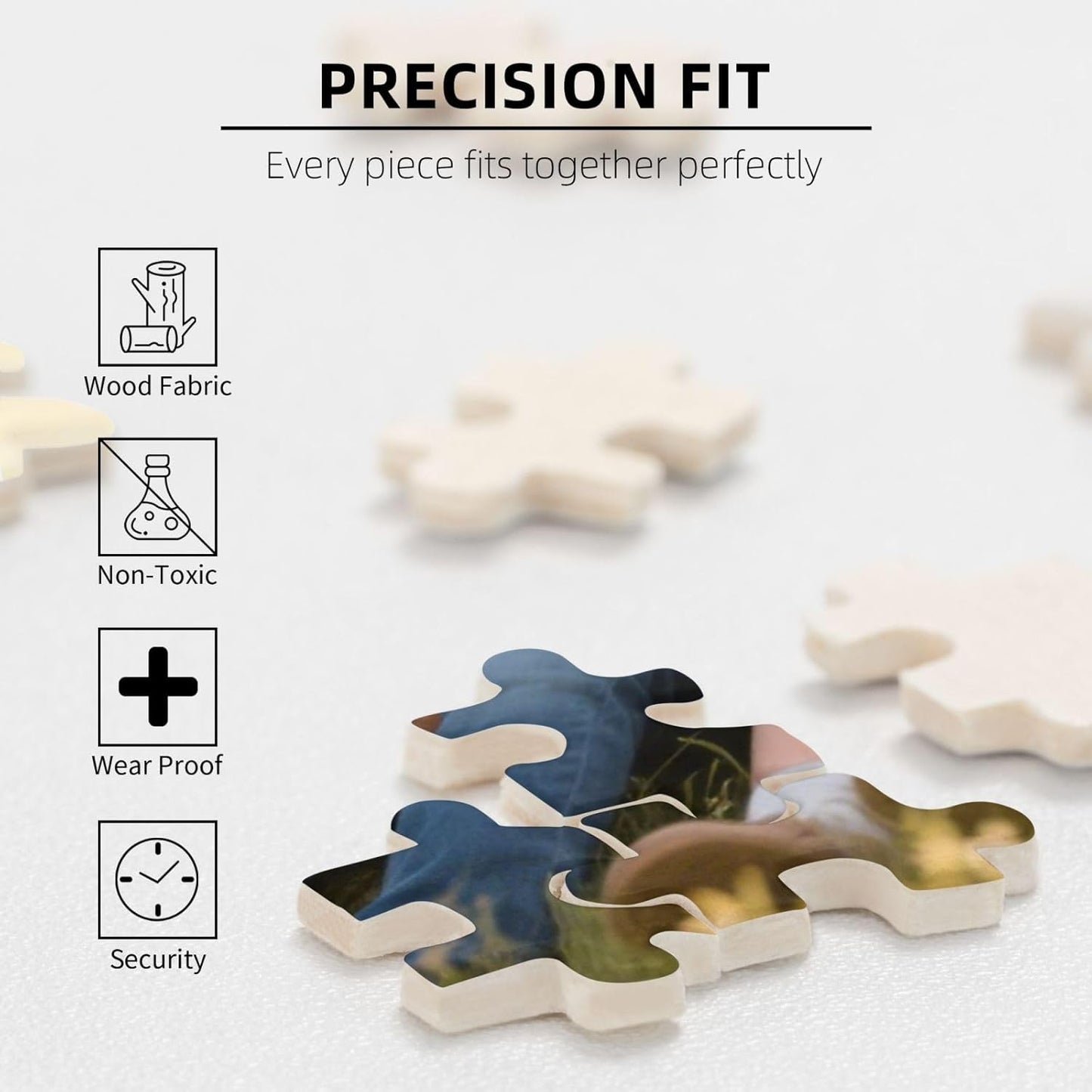 Custom Puzzle, Personalized Puzzle for Photos, Customized Puzzle 120/200/300/500/1000/1500 Pieces for Family, Christmas, Pet, Birthday, Wedding Gift