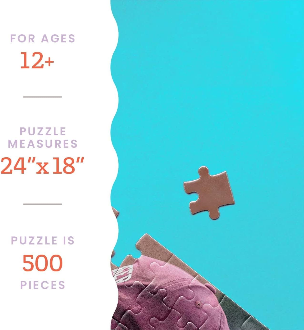 Photo Personalized Puzzle for Mother's Day - 500 Piece - I See Me! (Horizontal/Landscape)