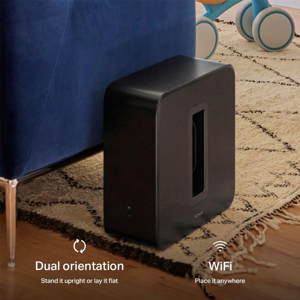 Sonos Sub 4 - Wireless Subwoofer - Black