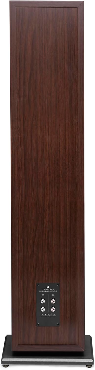 triangle - BOREA BR10 Hi-Fi Floorstanding Speakers - Power handling 200W - Efficiency 92 dB/W/m - 21cm Drivers - Versatile Music and Home Cinema - 245 x 1110 x 380 mm - Walnut (Piece)