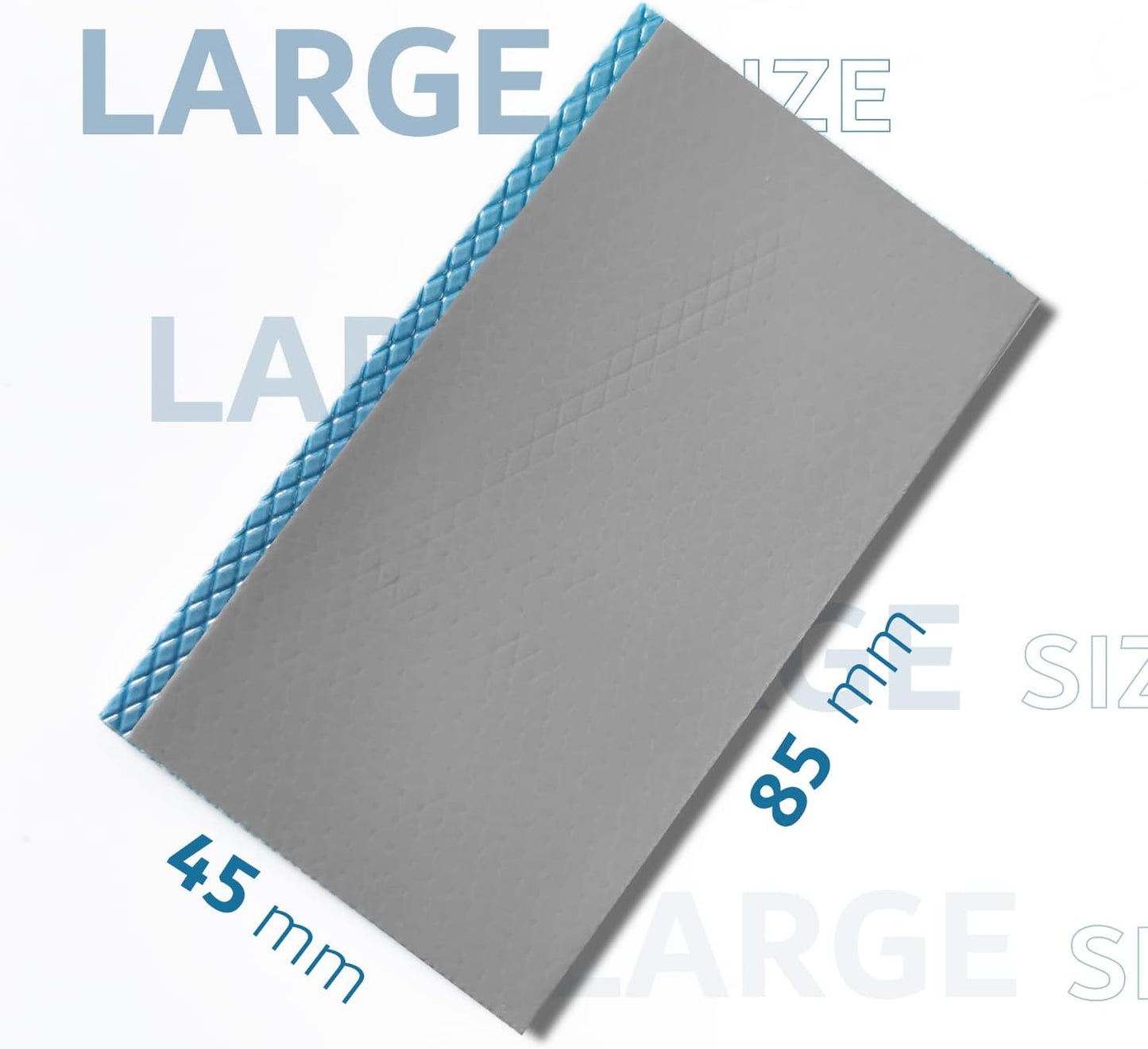 Aairhut Thermal Pad 13W/mK [0.5~3mm], 85 x 45 x 2mm Silicone Cooling Pad Non Conductive Heat Resistance Extreme Odyssey Cover with Dual Self-Adhesive Films for PC Laptop PS4/PS5/CPU/GPU/Computer