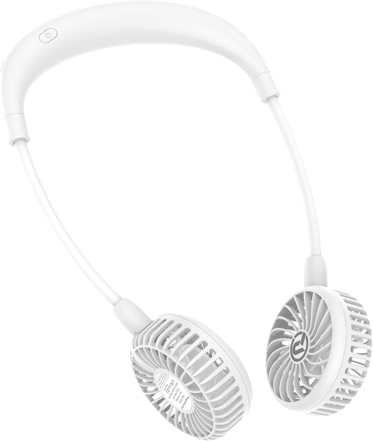 PANERGY Portable Neck Fan Rechargeable Hand Free Personal Fan Mini Wearable Battery Operated USB Fan for Men Women Kids Sport Work Travel